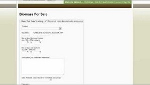 Creating Biomass Listings Demo